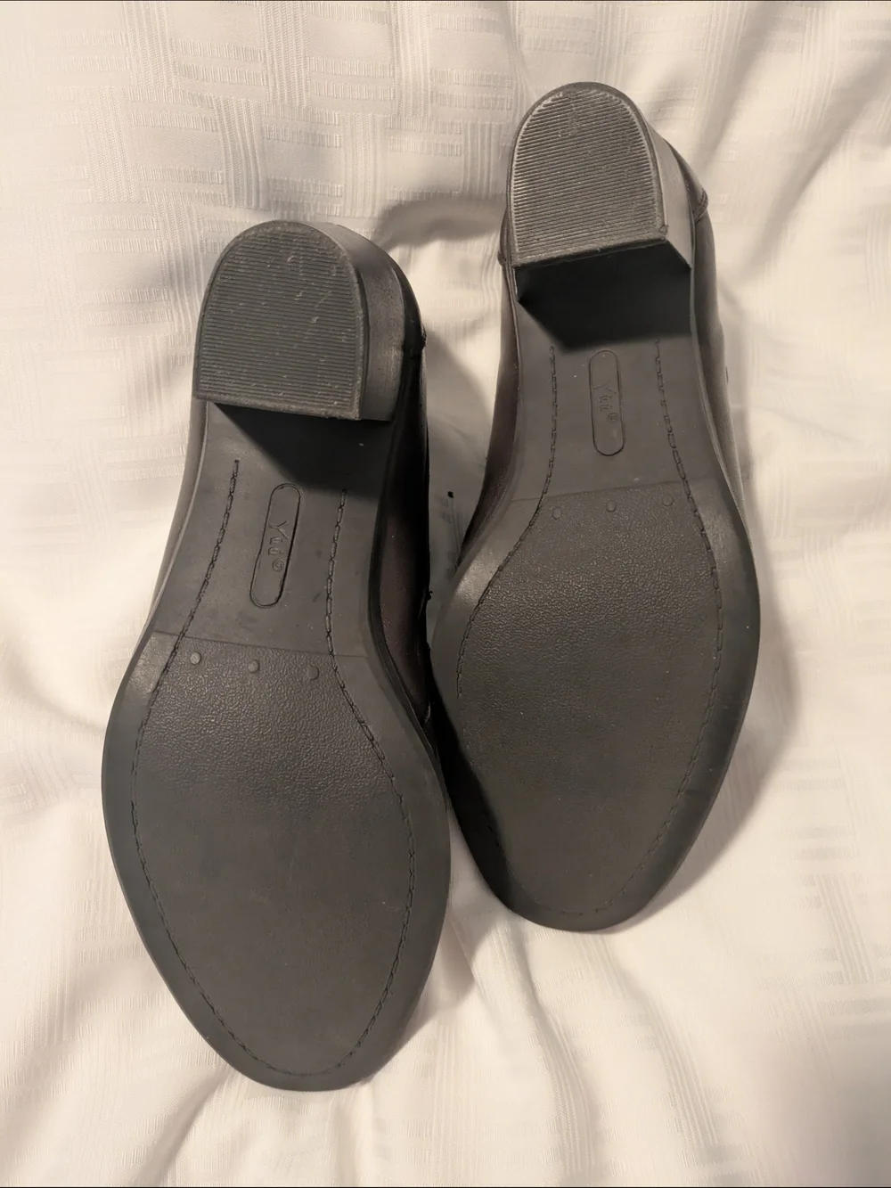 Brown Faux Leather Nelman Slip-On Ankle Booties Nuu Brand Size 10M